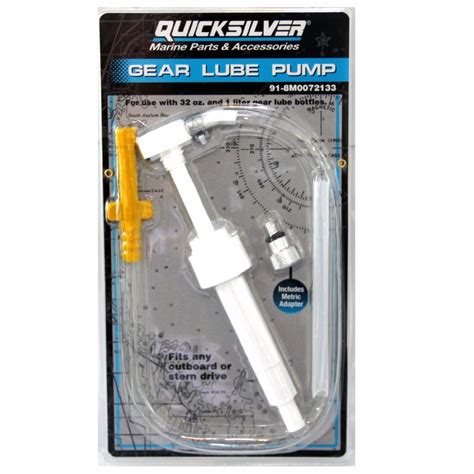 Quicksilver насос для закачки масла в редуктор 8M0072133 - MarinStore