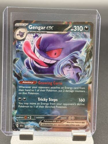 Gengar Ex Double Rare Sv Temporal Forces Pokemon English Nm Ebay