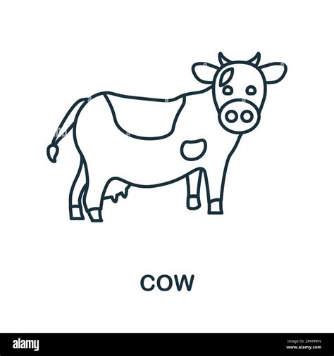 Cow Outline Clip Art