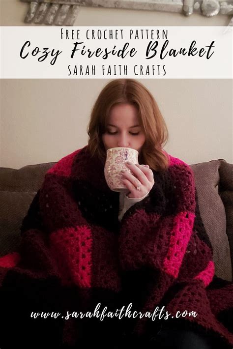 Free Crochet Pattern Cozy Fireside Blanket Artofit