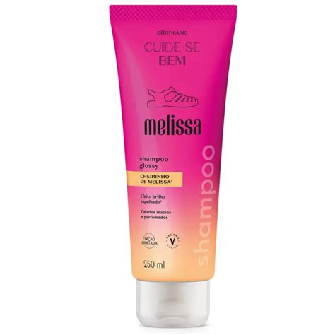 O BOTICARIO CUIDE SE BEM MELISSA GLOSSY SHAMPOO 250ml Shopee Brasil