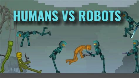 MELON PLAYGROUND NEW UPDATE Humans Vs Robots YouTube