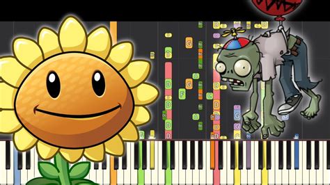 Plants Vs Zombies Theme Song Npt Music Remix Piano Cover Youtube