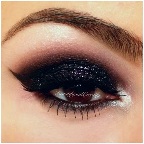 Black Glitter Eyeshadow