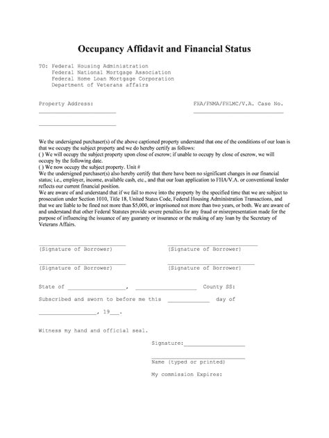 Financial Affidavit Form Fill Out And Sign Printable Pdf Template Images