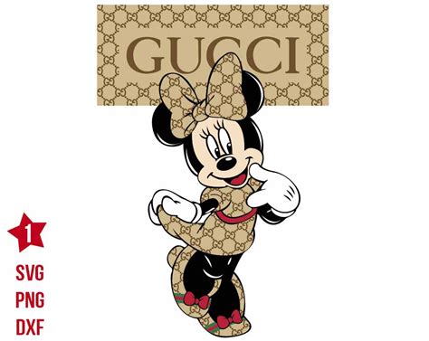 Gucci Minnie Svg 022 Mickey Mouse Gucci Svg Designer Gucci Inspire