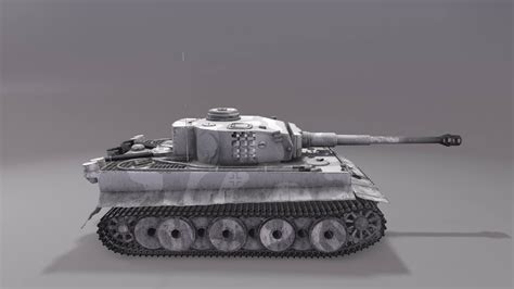 Tiger H1 Tank - 3D Model by Kostiantyn Chudak