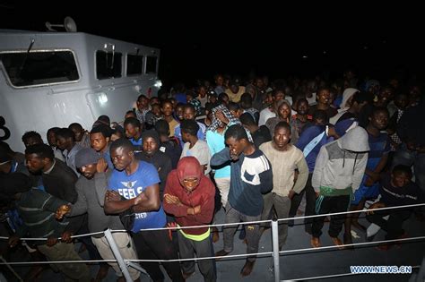 Libyan Navy Rescues 458 Migrants Off Western Coast Xinhua English