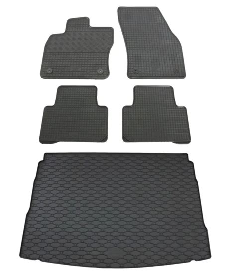 Gummimatten Gummi Kofferraumwanne Set F R Vw Tiguan Ii Ad Ab Bj