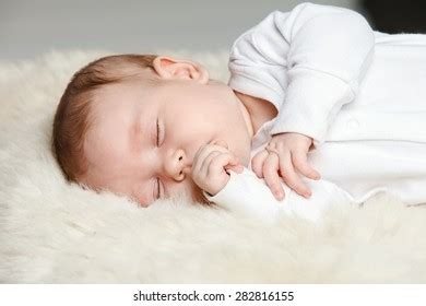 Newborn Naked Baby Crying On Bed Stock Photo Shutterstock