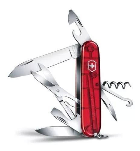 Cortaplumas Navaja Victorinox Climber Transparente Red 23101 Envío gratis