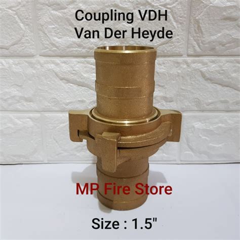 Jual Fire Hose Coupling Vdh Inch Kuningan Van Der Heyde Selang