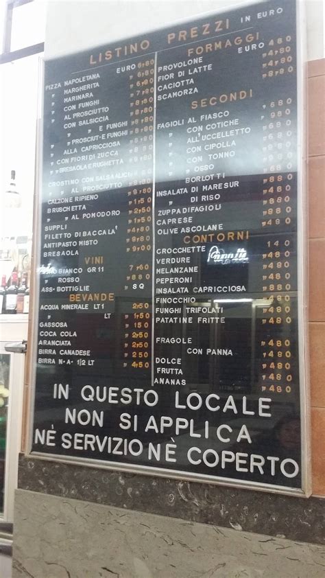 Menu Da Pizzeria Ai Marmi Antico Forno A Legna Dal 1931 Roma