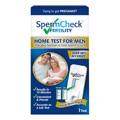 Spermcheck® Fertility At Home Fertility Test For Men