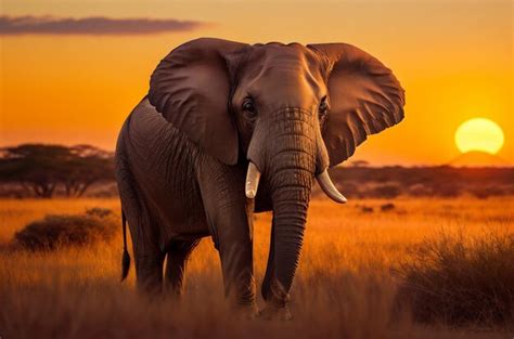 Premium Ai Image An Image Of A Majestic African Elephant In Its