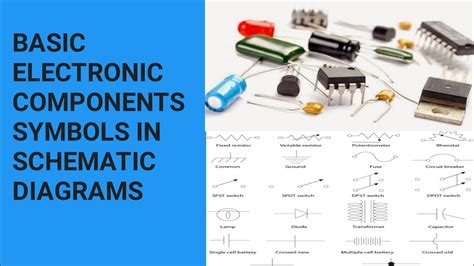 Basic Electronic Components With Symbols And Functionality Youtube