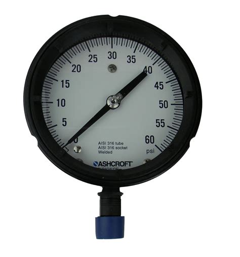 Ashcroft Duragauge Psi Welded Aisi Ss Tube Socket Gauge