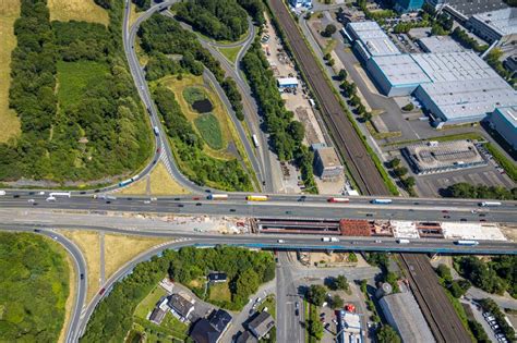 Schwelm Von Oben Baustelle Zum Sanierung Und Instandsetzung Des