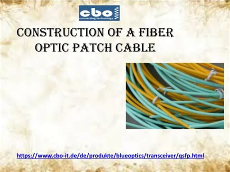 Ppt Fiber Optic Communication Overview Cable Construction Laying