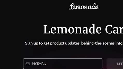 Lemonade All Set To Launch New Lemonade Car Cover InsurTech Magazine