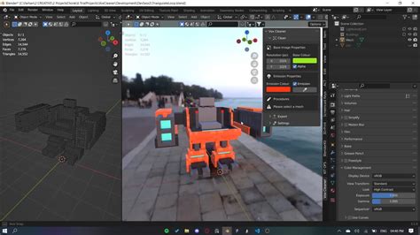 Voxel Model Cleaner For Blender Introducing Emission Support Coming