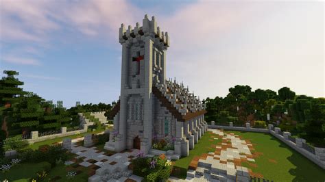 Medieval Minecraft Church - For my medieval City Build : r/Minecraftbuilds