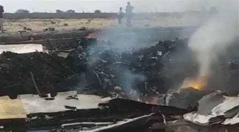 Iaf Trainer Aircraft Crashes In Telangana Pilot Ejects Safely India