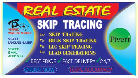 Do Real Estate Skip Tracing Llc Skip Tracing In Bulk By Yaqoobkhizra