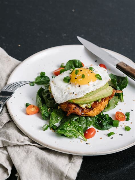 Sweet Potato Hash Brown Breakfast Stacks The Effortless Chic Recipe