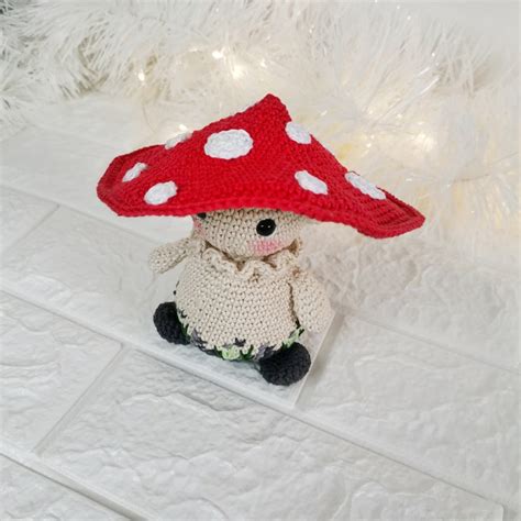 Crochet Mushroom Boy Pattern Crochet Amanita Pattern Amigurumi Etsy