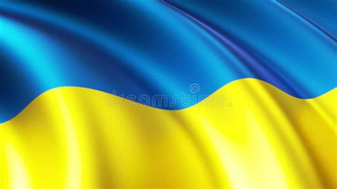 Ukrainian Flag Waving Against The Backdrop Of Sunset Stock Video