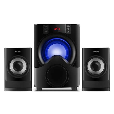 SVEN MS-312 Backlit gaming speaker system, Bluetooth, USB/SD player, FM ...