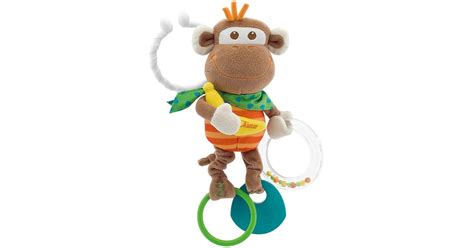 Chicco Baby Senses Monkey Chew Toy With Rattle Notino Co Uk