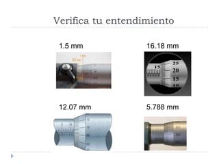 Instrumentos De Medida Vernier Y Micrometro Ppt