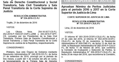 Perito Contable Judicial Y Fiscal Aprueban Nomina De Peritos Judiciales Para El Periodo 2016 Y