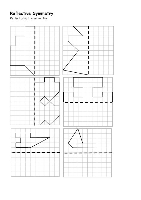 8 Symmetry Printable Worksheets