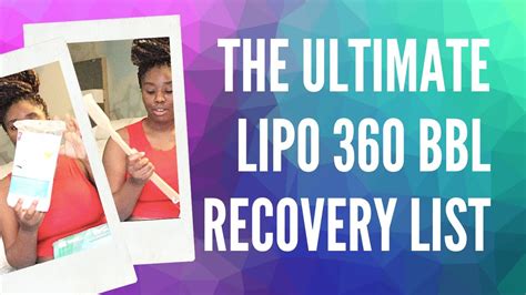 The Ultimate Lipo 360 Bbl Recovery Supply List Youtube