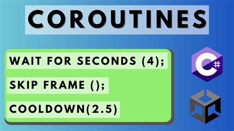 How To Use Coroutines In Unity C Beginner Friendly Youtube