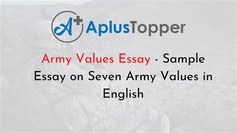 7 Army Values Essay Telegraph