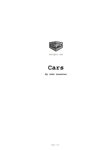Cars 2006 Pdf