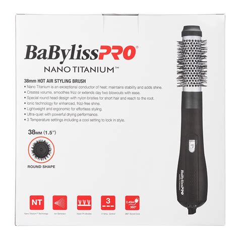 Babylisspro Nano Titanium Hot Air Styling Brush Mm Babylisspro