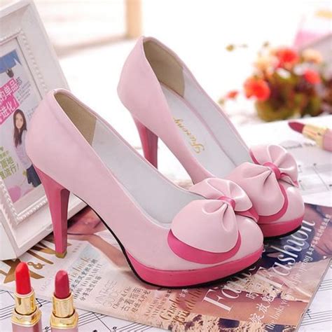 Barbie Fashion Heels Pink Heels Bow Heels