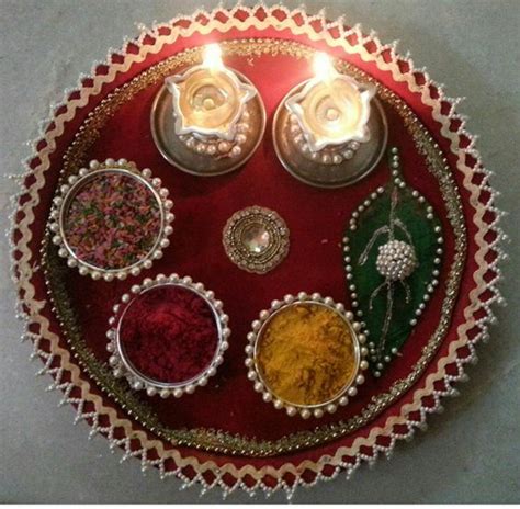 T A S Arti Thali Decoration Kalash Decoration Diwali Diy Diwali