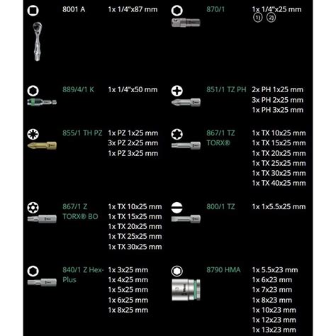 Wera Tool Check 1 Zyklop Mini Cırcır Seti 05073220001