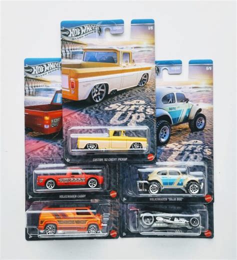 Hot Wheels Silver Series 2025 Surfs Up Complete Set GDG44 957M