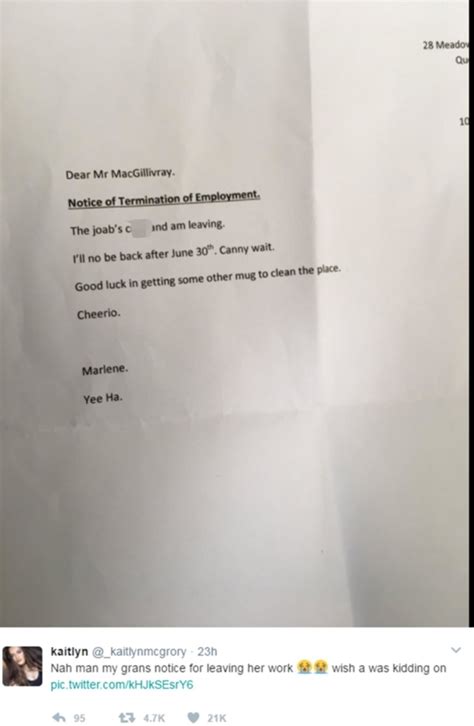 More Hilarious Resignation Letters You Must See