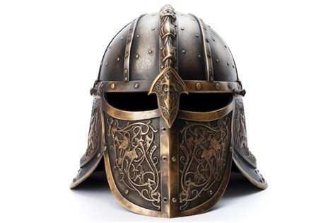 Premium Photo | Medieval Knight Helmet Transparent Isolated Armor AI