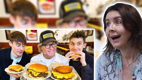 Brits React To Brits Trying The Best Burgers In New York Youtube