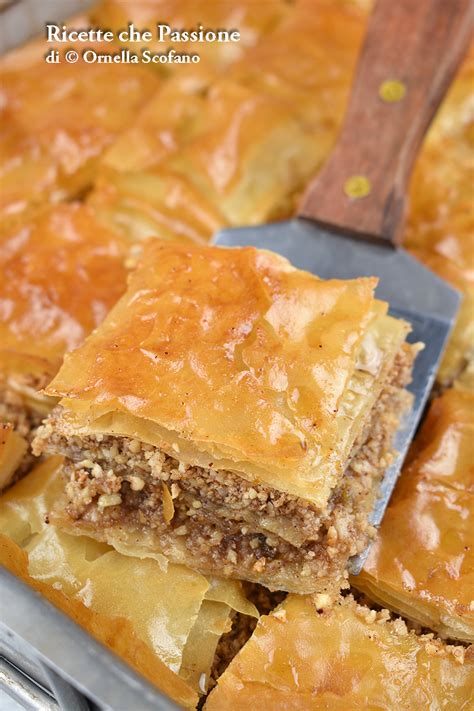 Baklava Dolce Turco Con Frutta Secca Ricette Che Passione Di Ornella