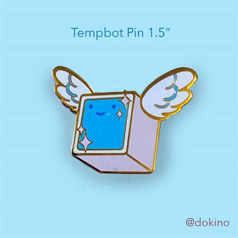 Cute Tempbot From Bee And Puppycat Hard Enamel Gold Cast Lapel Etsy